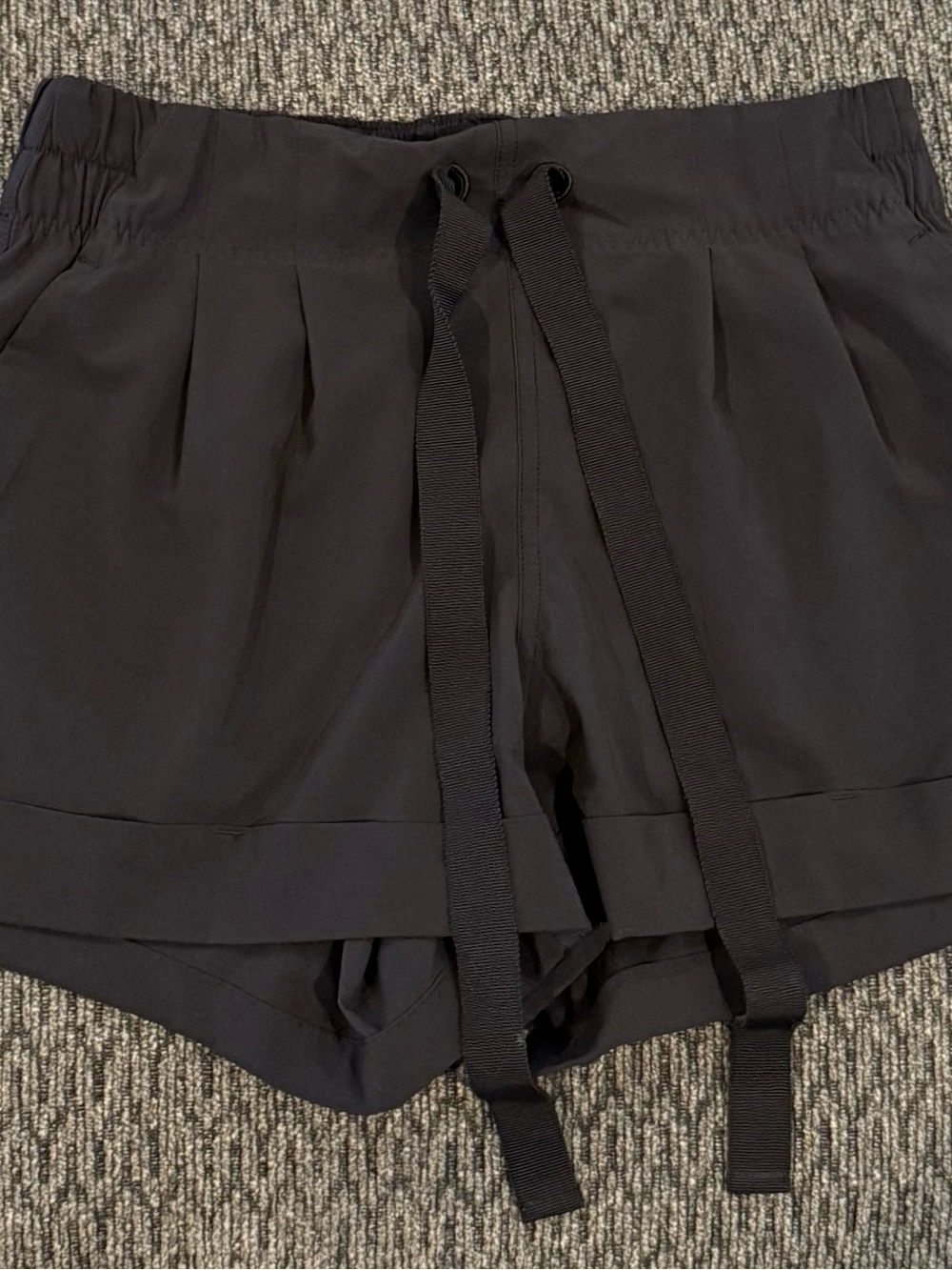 Lululemon Black Drawstring Shorts